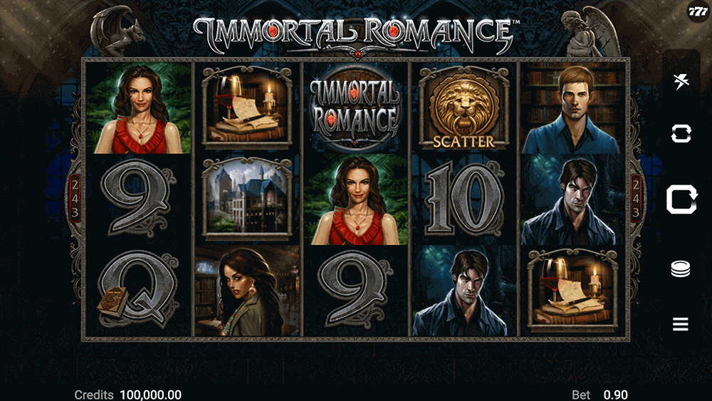 Графика слота Immortal Romance Графика слота Immortal Romance